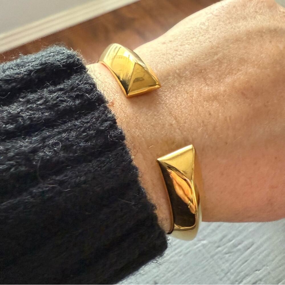 Kate Spade Gold Tone Hinged Bracelet